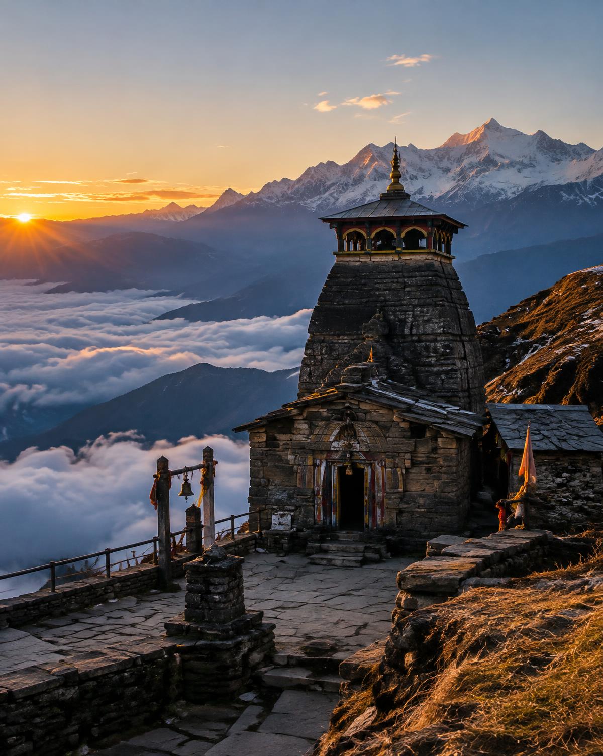 Tungnath above the clouds — Panch Kedar