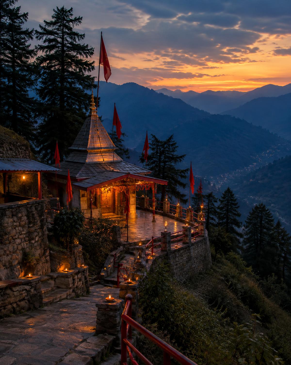 A Himalayan Devi shrine — Shakti Peeth